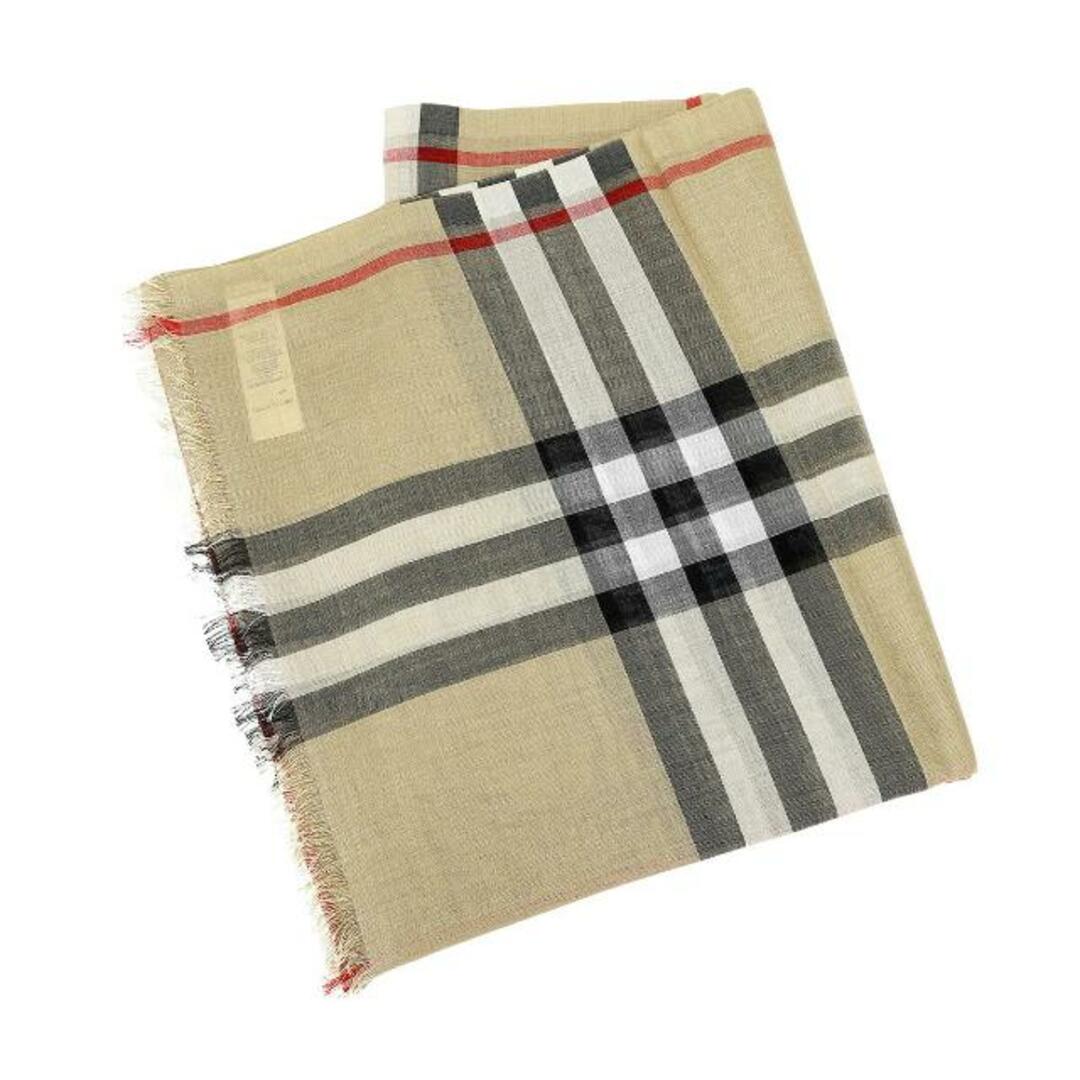 新品 バーバリー BURBERRY マフラー・ストール ライトウェイト ウールシルク スカーフ アーカイブベージュ | フリマアプリ ラクマ