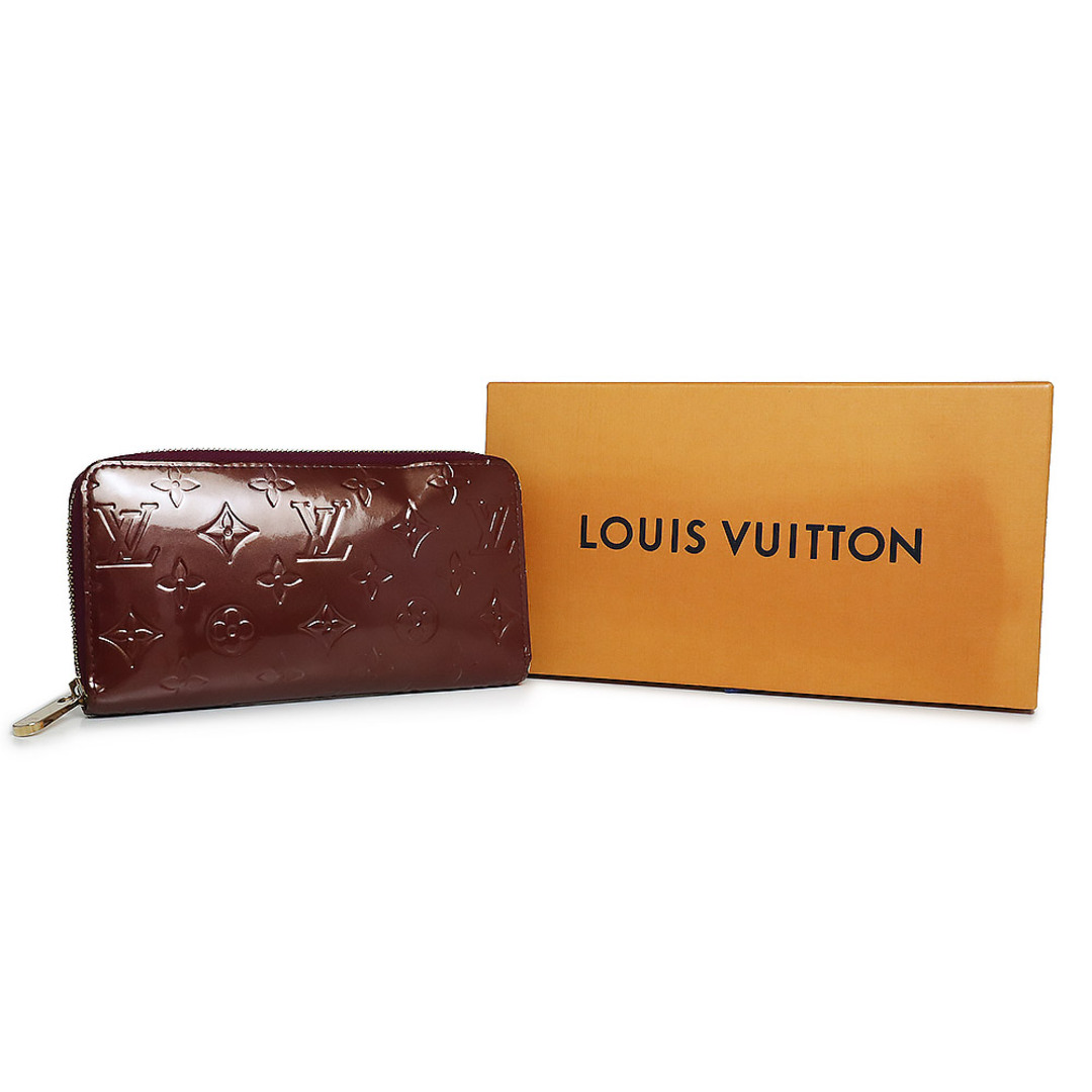 Louis Vuitton ルイヴィトン 長財布 ヴェルニ ラウンド エナメル