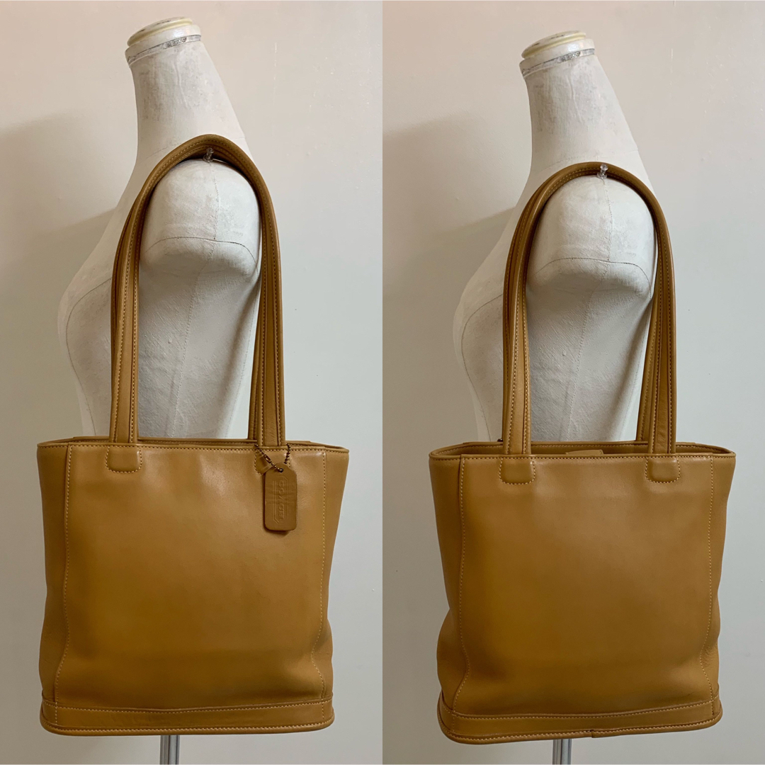 OLD COACH オールドコーチ USA製 9305 レザートートバッグ 茶系