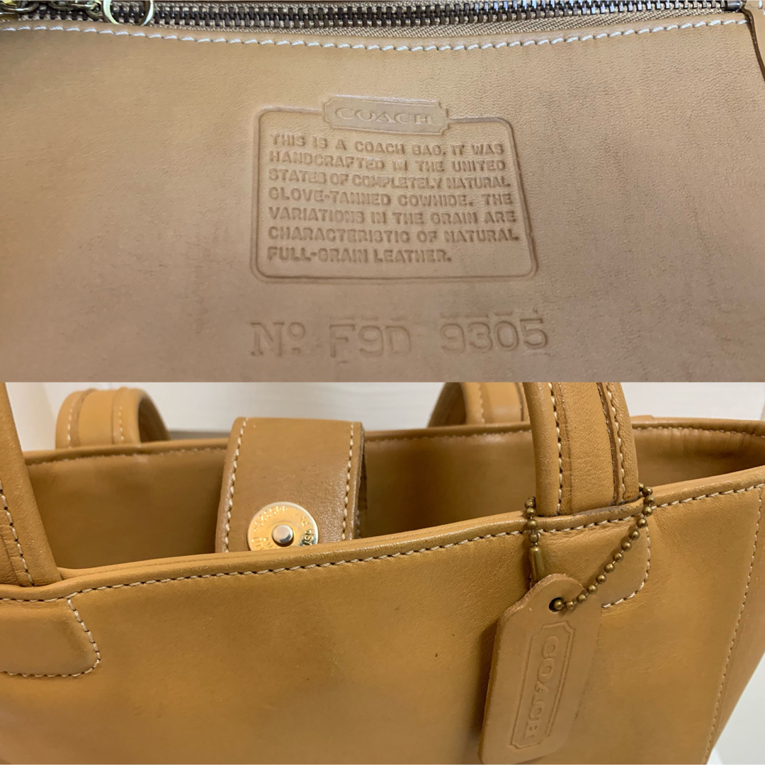 コーチ COACH オールドコーチ 9305 レザー トート ハンド バッグ