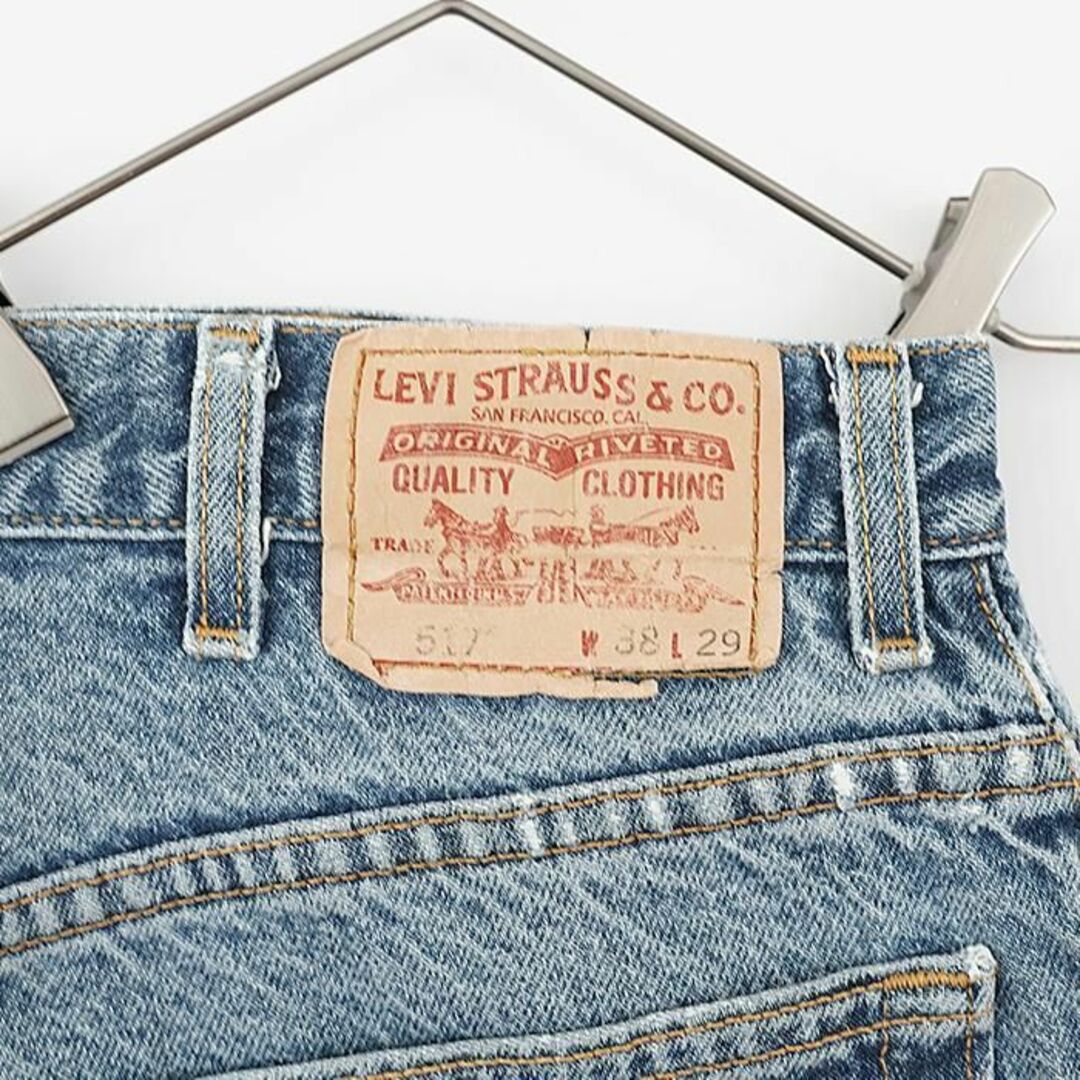 Levi's - リーバイス517 W38 青ブルー ブーツカット フレアデニム ...