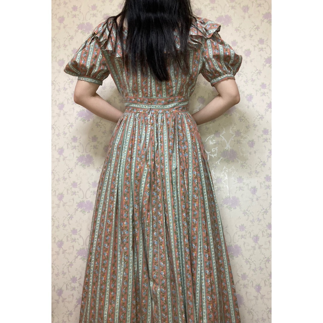 GUNNE SAX(ガニーサックス)の海外買い付け💐イギリスカントリーなヴィンテージワンピース レディースのワンピース(ロングワンピース/マキシワンピース)の商品写真