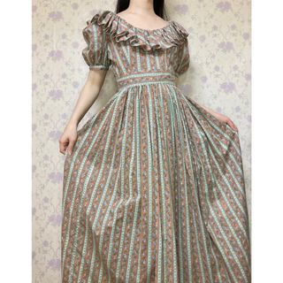 ガニーサックス(GUNNE SAX)の海外買い付け💐イギリスカントリーなヴィンテージワンピース(ロングワンピース/マキシワンピース)