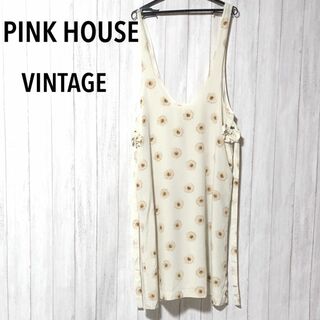 PINK HOUSE 　ジャンパースカート　リボン　花柄　水玉　ピンクハウス