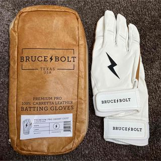 Lサイズ BRUCE BOLT PREMIUM PRO バッティンググローブ(その他)