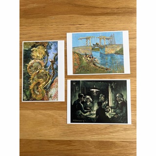 【3枚セット】オランダ★ミューラー美術館のポストカード★ゴッホ(アート/エンタメ)