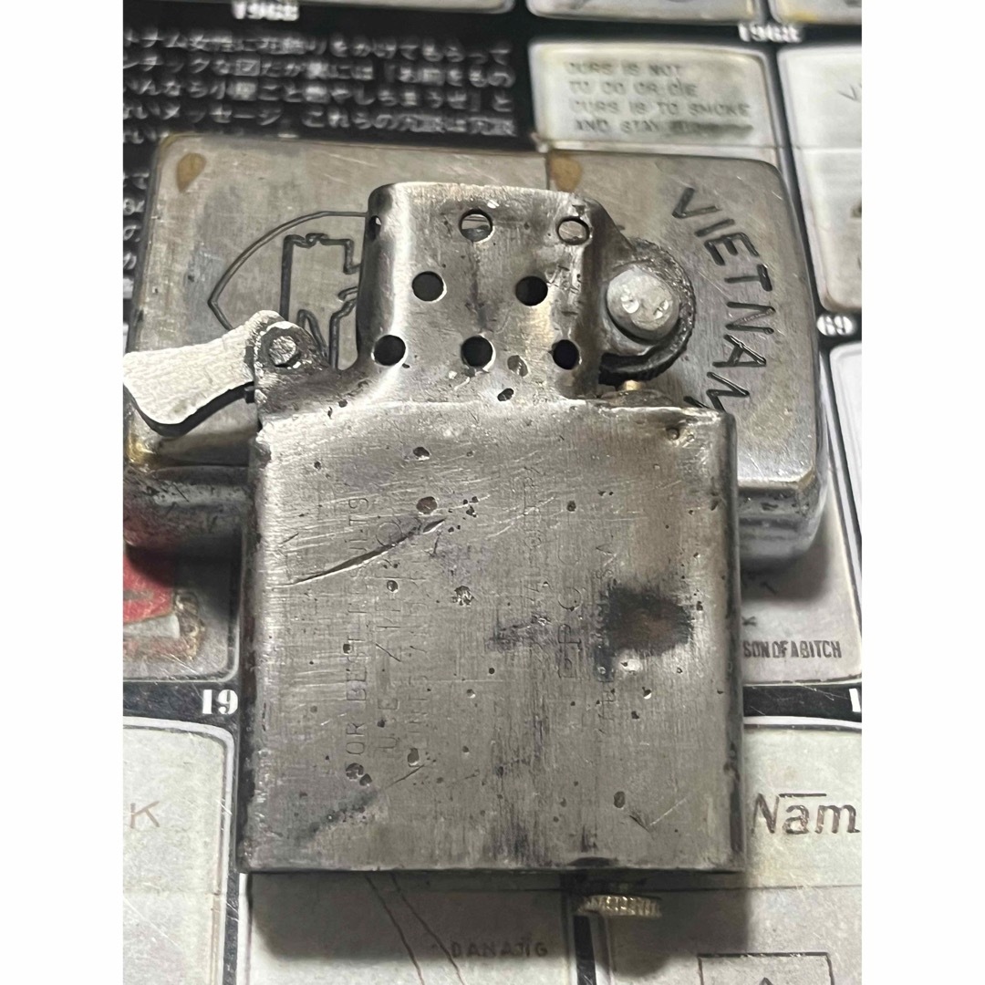 【ベトナムZIPPO】本物 1968年製ベトナムジッポー「米軍部隊章」LOC