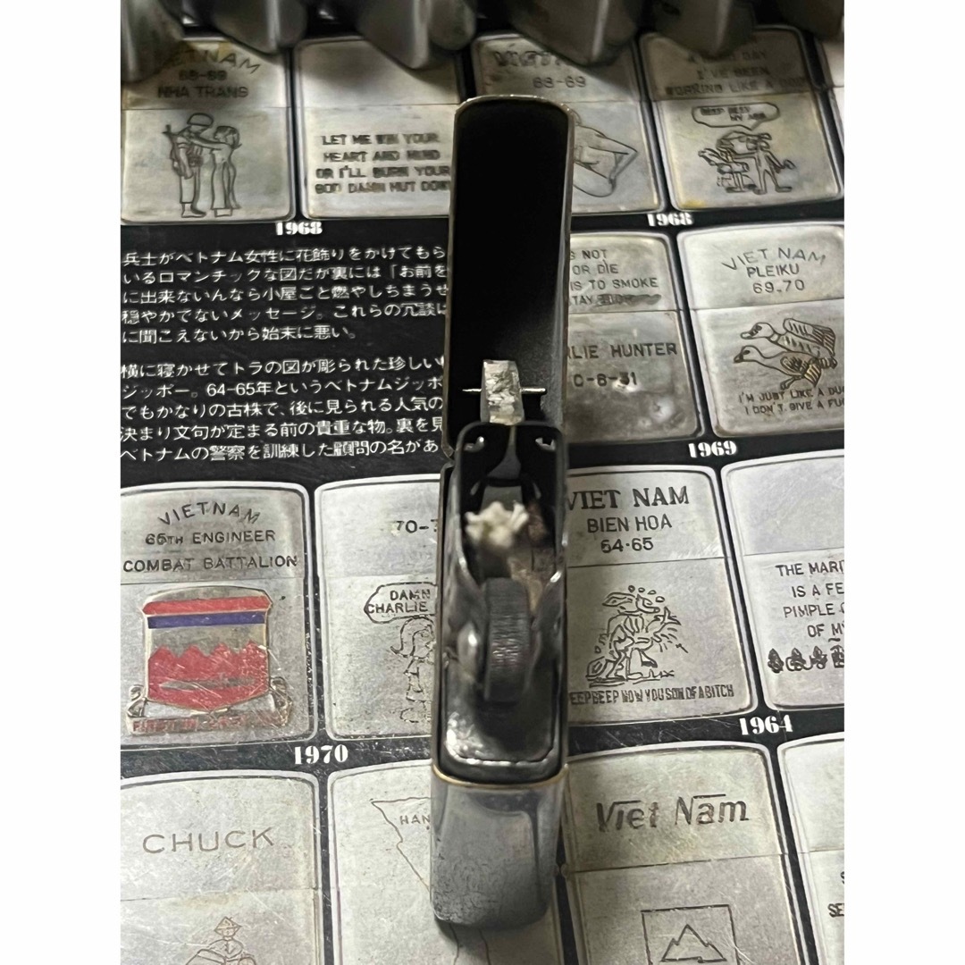 【ベトナムZIPPO】本物 1968年製ベトナムジッポー「米軍部隊章」LOC