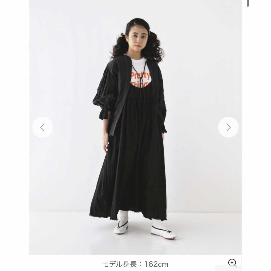 nest Robe - 2022S/S nest Robe リネンバックネックリボン2way
