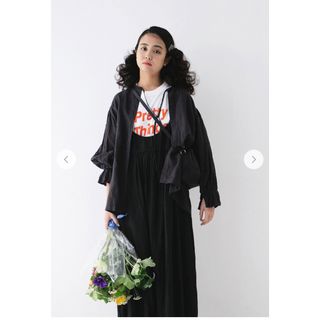 ネストローブ(nest Robe)の2022S/S nest Robe リネンバックネックリボン２wayブラウス(シャツ/ブラウス(長袖/七分))