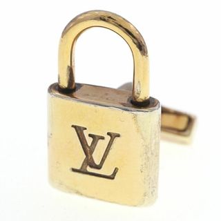 美品 LOUIS VUITTON ルイヴィトン モノグラム フラワー ブトン ドゥ マンシェット ホワイト 白 ゴールド メタル MP2354 カフス カフスケース メンズ 401450