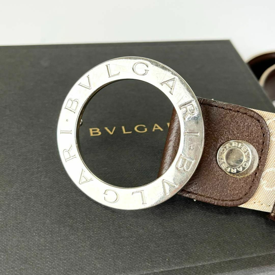 BVLGARI ベルト ロゴサークル ロゴマニア