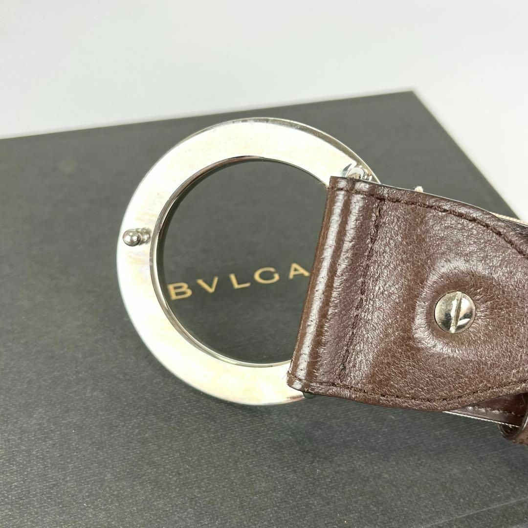 BVLGARI ベルト ロゴサークル ロゴマニア