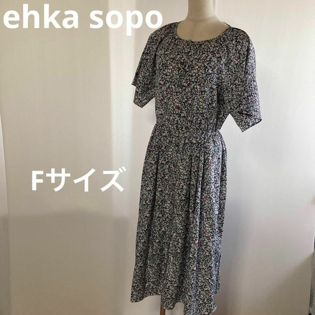 ehka sopo(エヘカソポ)の美品エヘカソポのロングワンピース(^^)3220 レディースのワンピース(ロングワンピース/マキシワンピース)の商品写真