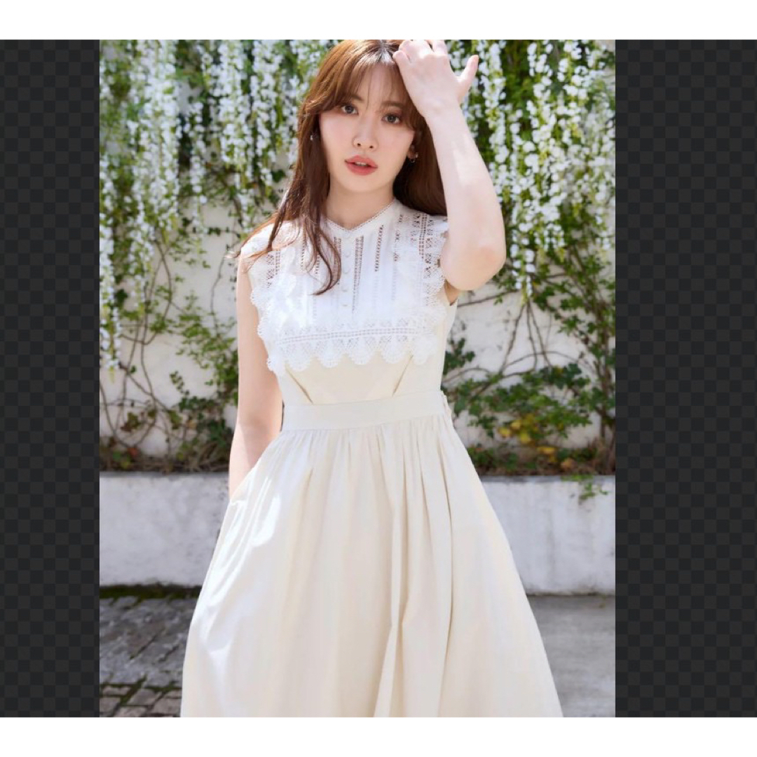 Grace Cotton-Blend Long Dressワンピース