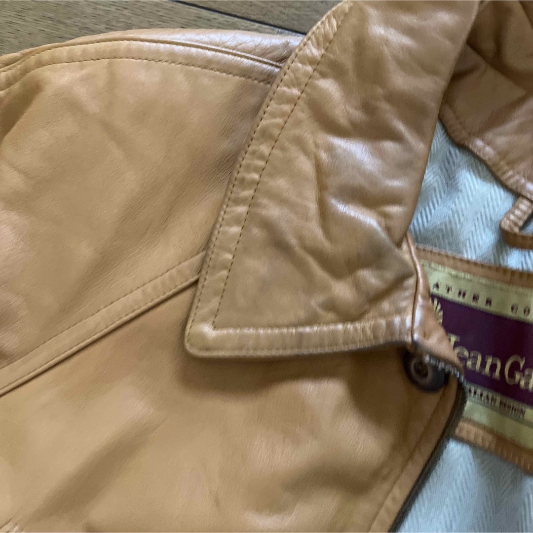 JEAN GABRIEL レザーハンティングジャケット イタリアデザインの通販 ...