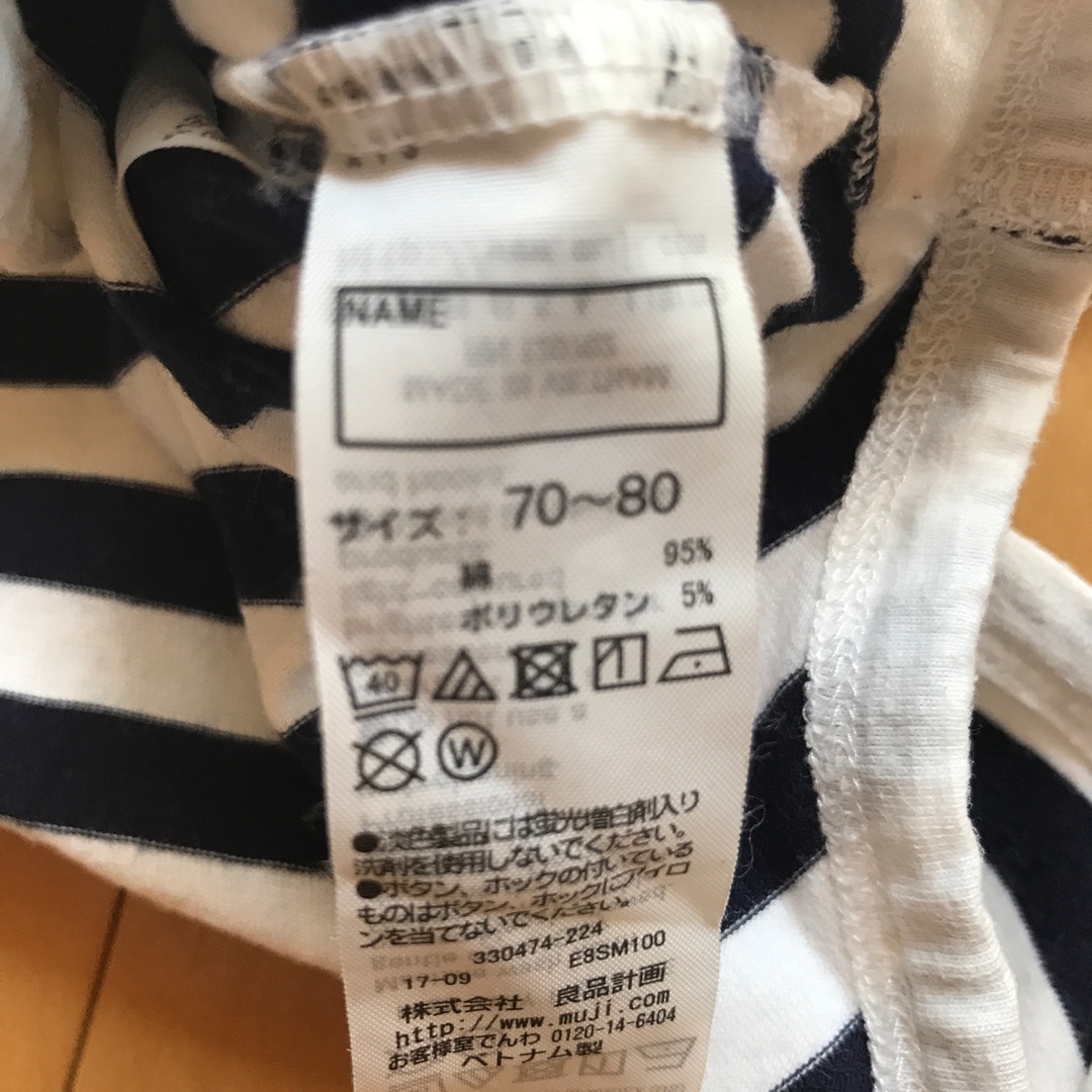 UNIQLO(ユニクロ)のロンパース3枚 キッズ/ベビー/マタニティのベビー服(~85cm)(ロンパース)の商品写真