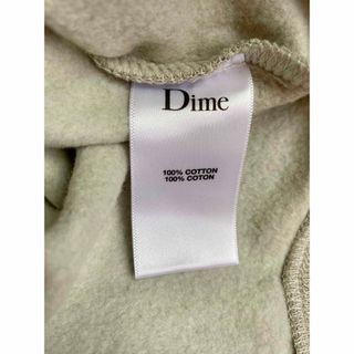 Dime スウェット　パーカー フーディー Lサイズ ベージュ