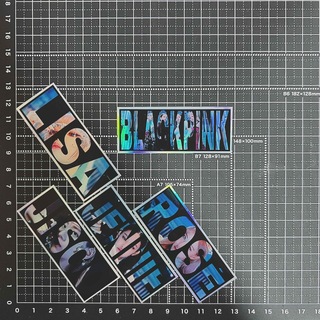 BLACKPINK　ネームステッカー(K-POP/アジア)