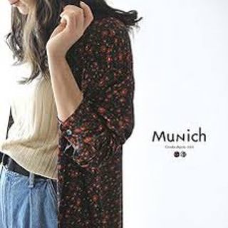 シップス(SHIPS)のMunich 花柄コートドレス(ロングワンピース/マキシワンピース)