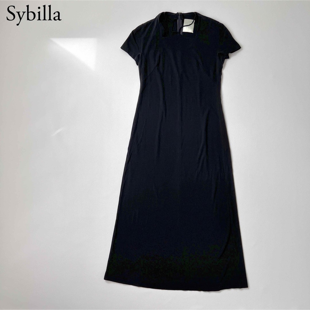 を販売 Sybilla シビラ ロングワンピース ドレス 美シルエット