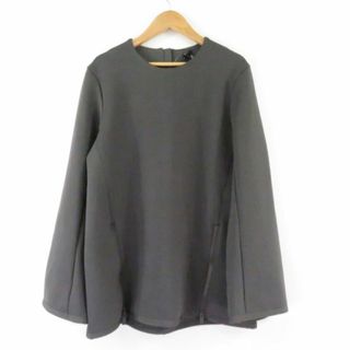 ユニクロ(UNIQLO)の美品 UNIQLO ユニクロ ジルサンダー（+J) ドライスウェットクールネックシャツ 1点 グレー M ポリエステル他 ジルサンダー レディース AY4116A71 (その他)