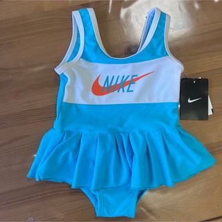 ナイキ(NIKE)のbaiya 新品　ナイキ　水着　女の子　90 ベビー　ブルー　水色　スカート(水着)