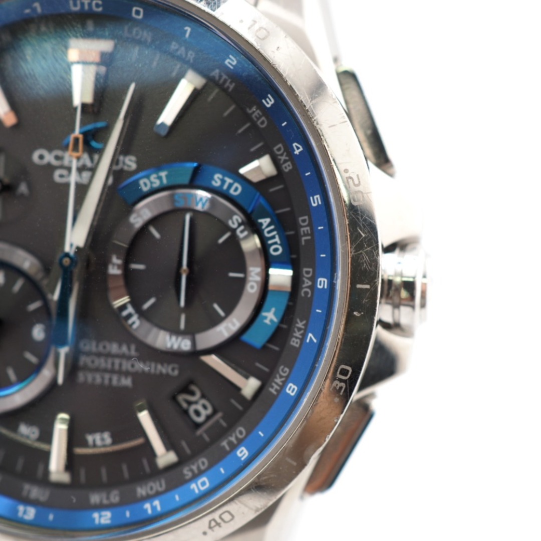 カシオ CASIO 腕時計
 オシアナス ソーラー OCW-G1000 シルバー