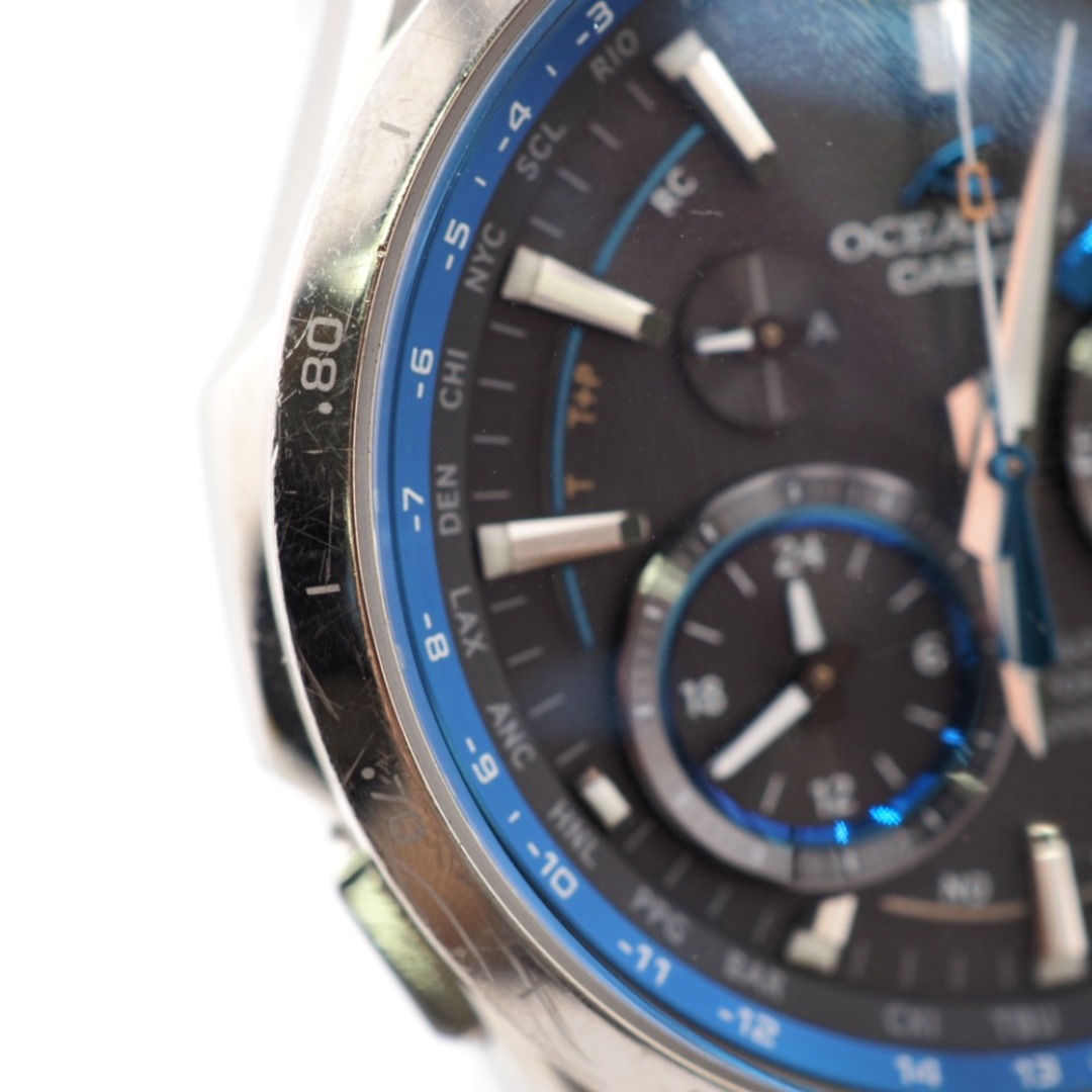 カシオ CASIO 腕時計
 オシアナス ソーラー OCW-G1000 シルバー