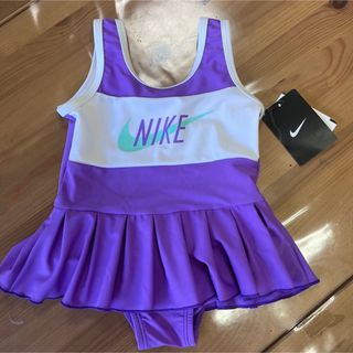 ナイキ(NIKE)のbaiya 新品　ナイキ　水着　女の子　90 ベビー　紫　パープル　スカート(水着)