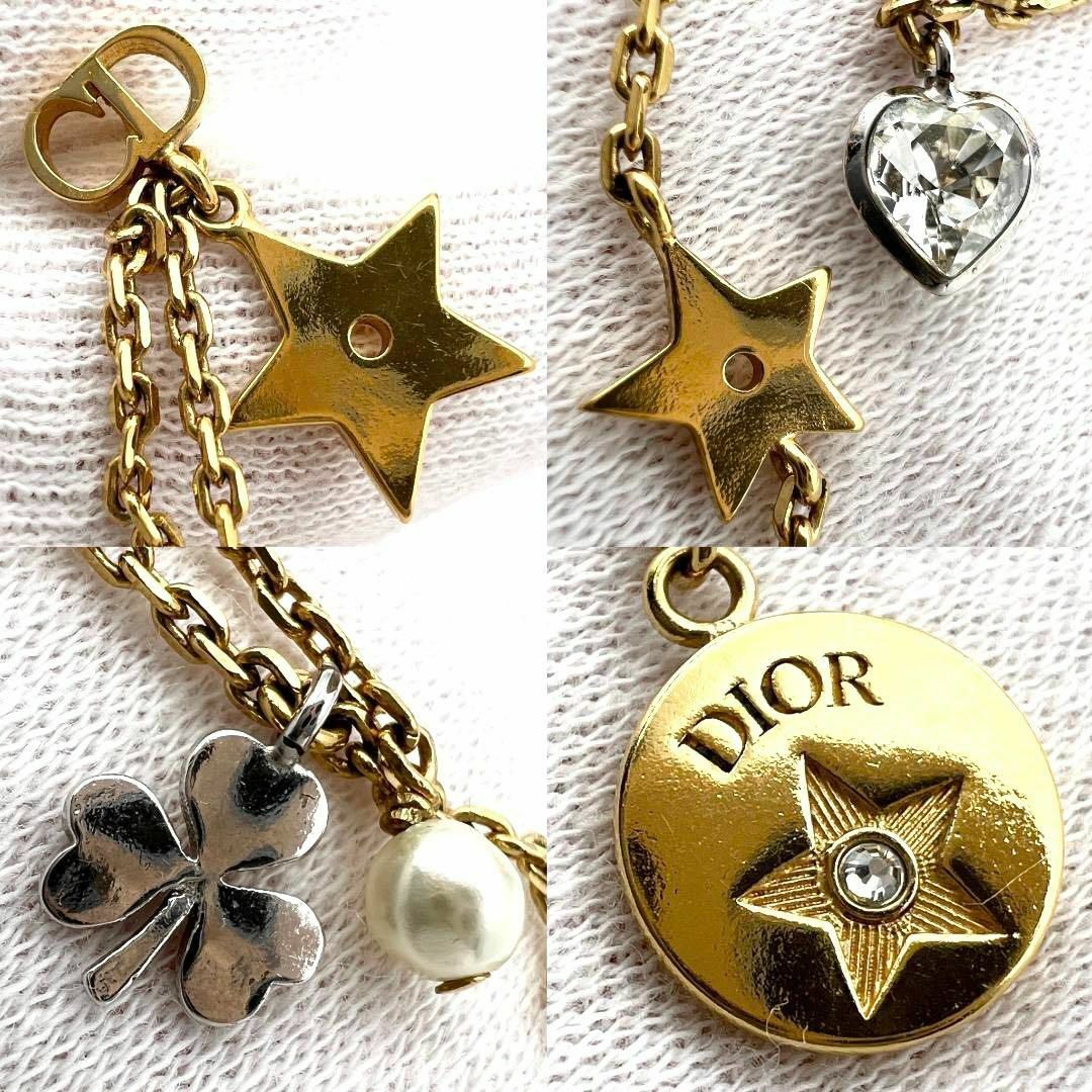 【廃版希少】ディオール　DIOR　レディース　チェーン　ピアス　ドロップ　CD