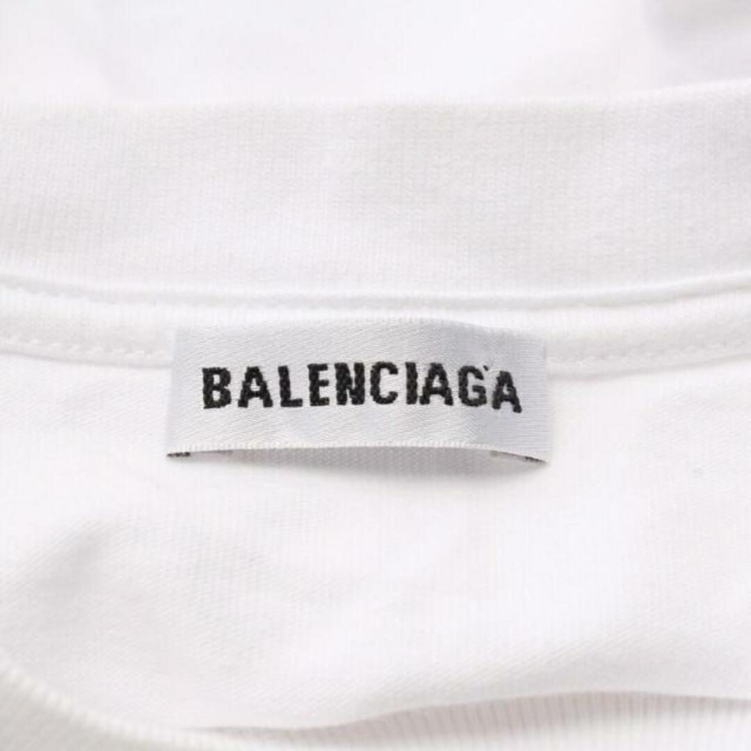 Balenciaga(バレンシアガ)の Tシャツ ホワイト ブラック ロゴプリント レディースのトップス(Tシャツ(半袖/袖なし))の商品写真
