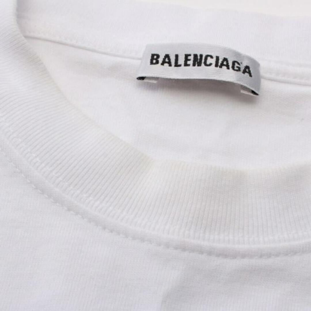 Balenciaga(バレンシアガ)の Tシャツ ホワイト ブラック ロゴプリント レディースのトップス(Tシャツ(半袖/袖なし))の商品写真