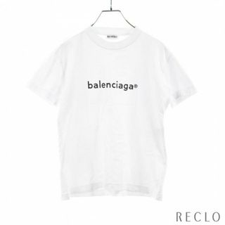 バレンシアガ(Balenciaga)の Tシャツ ホワイト ブラック ロゴプリント(Tシャツ(半袖/袖なし))