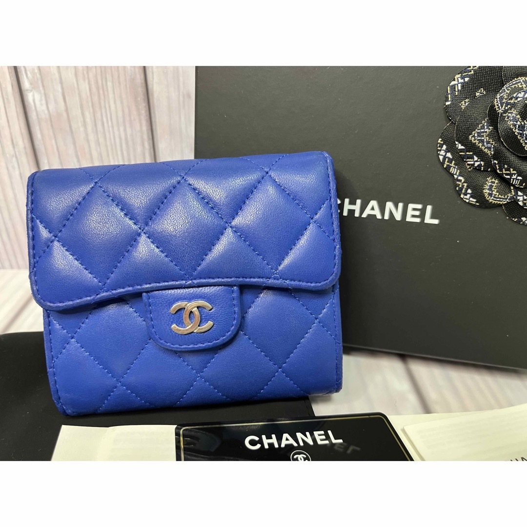 CHANEL マトラッセ 三つ折りミニ財布 | www.fleettracktz.com