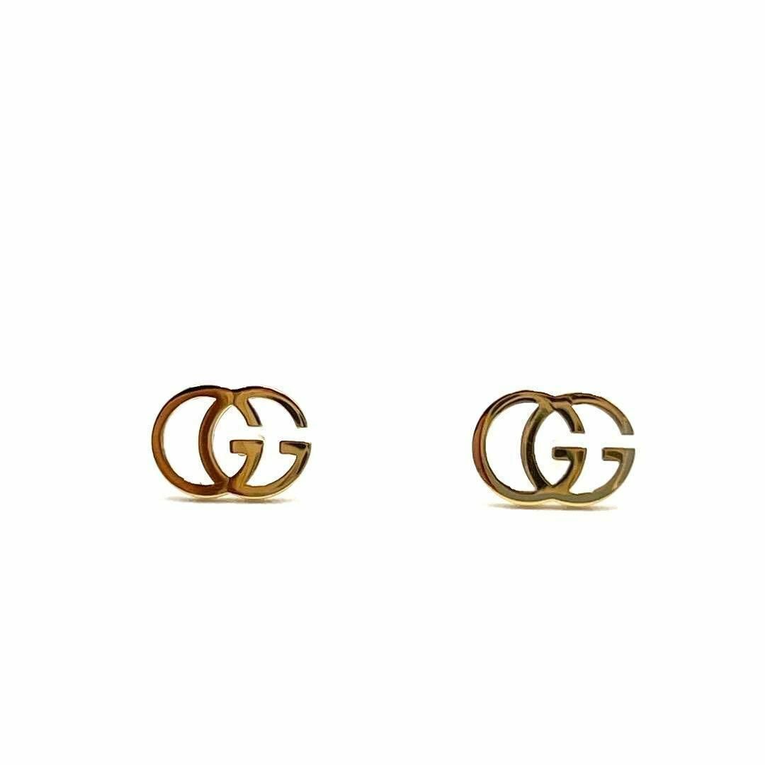 Gucci(グッチ)の【定価9.7万】グッチ　GUCCI　ピアス　GG　ランニング　ゴールド　18金 レディースのアクセサリー(ピアス)の商品写真