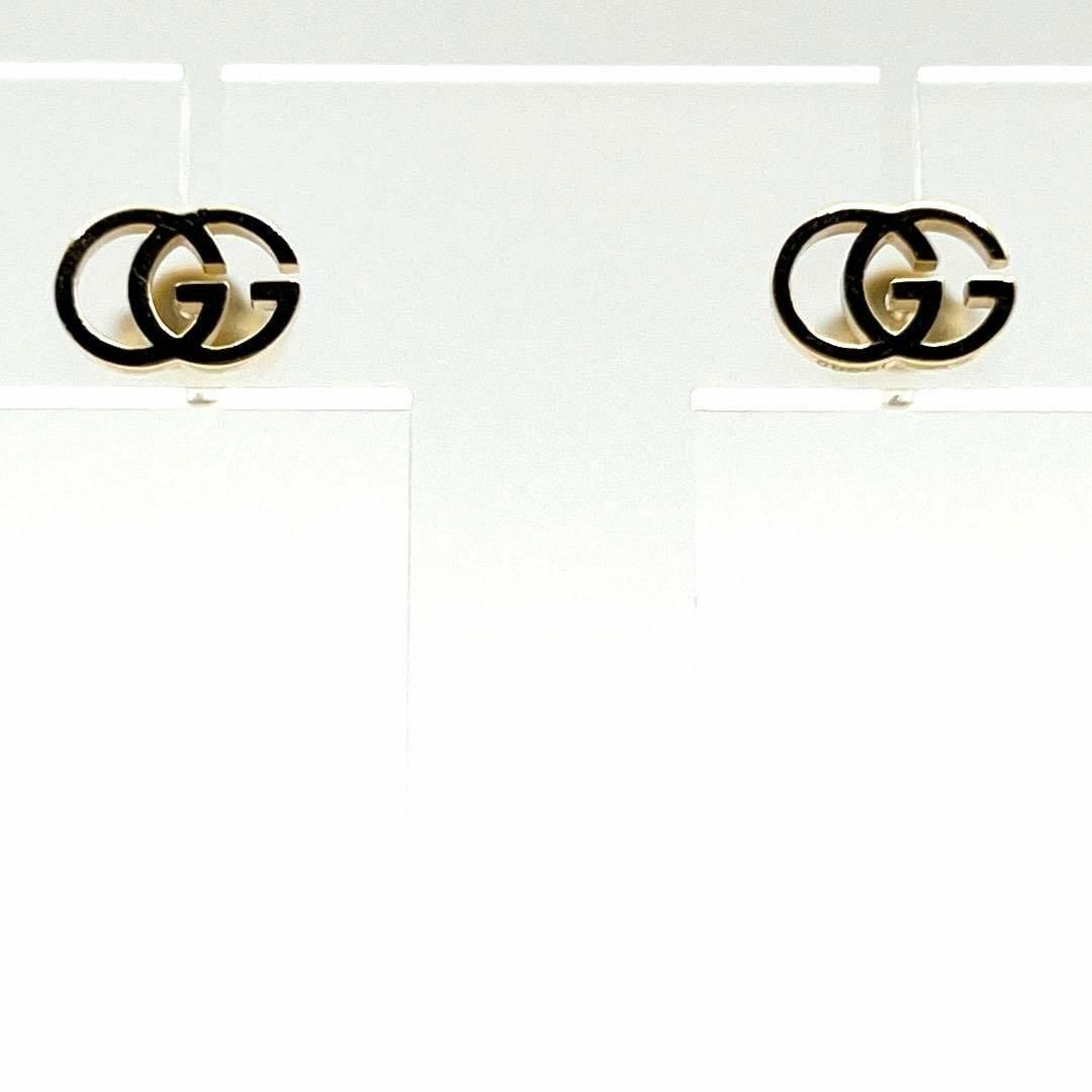 Gucci(グッチ)の【定価9.7万】グッチ　GUCCI　ピアス　GG　ランニング　ゴールド　18金 レディースのアクセサリー(ピアス)の商品写真