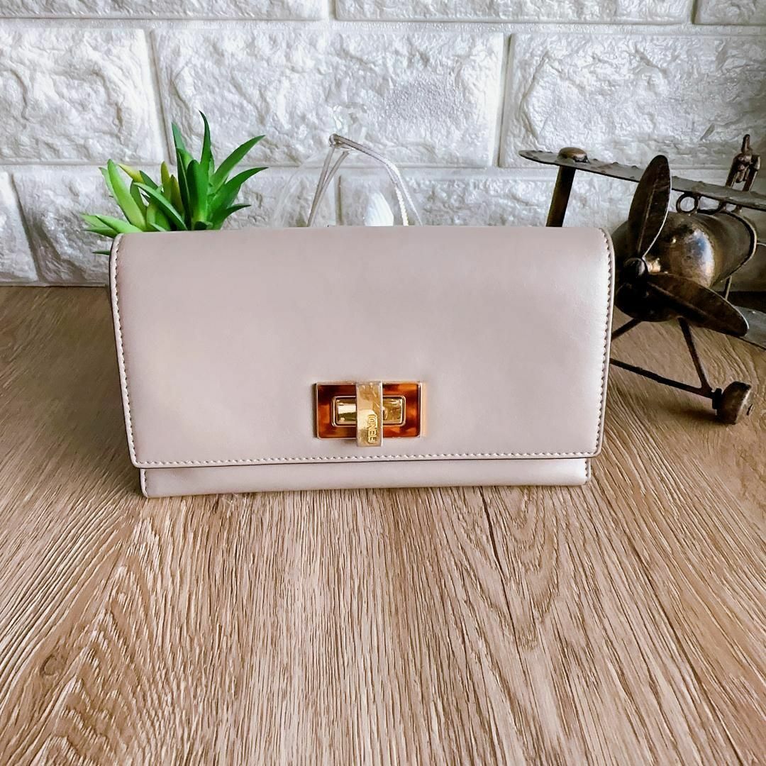 ◇フェンディ◇ FENDI 8M0308 レザーピーカブー 長財布 ブランド-