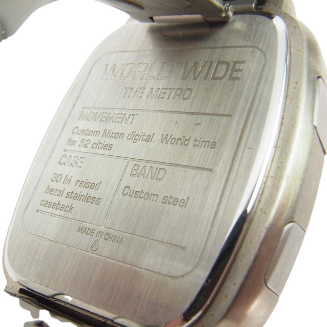 NIXON ニクソン 時計 THE METRO メトロ デジタル ウオッチ 腕時計 シルバー系