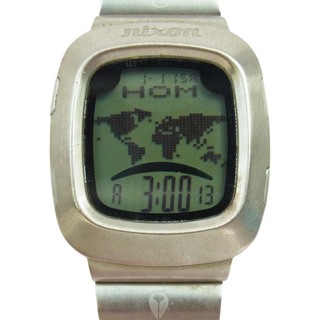 ニクソン(NIXON)のNIXON ニクソン 時計 THE METRO メトロ デジタル ウオッチ 腕時計 シルバー系【中古】(腕時計(アナログ))