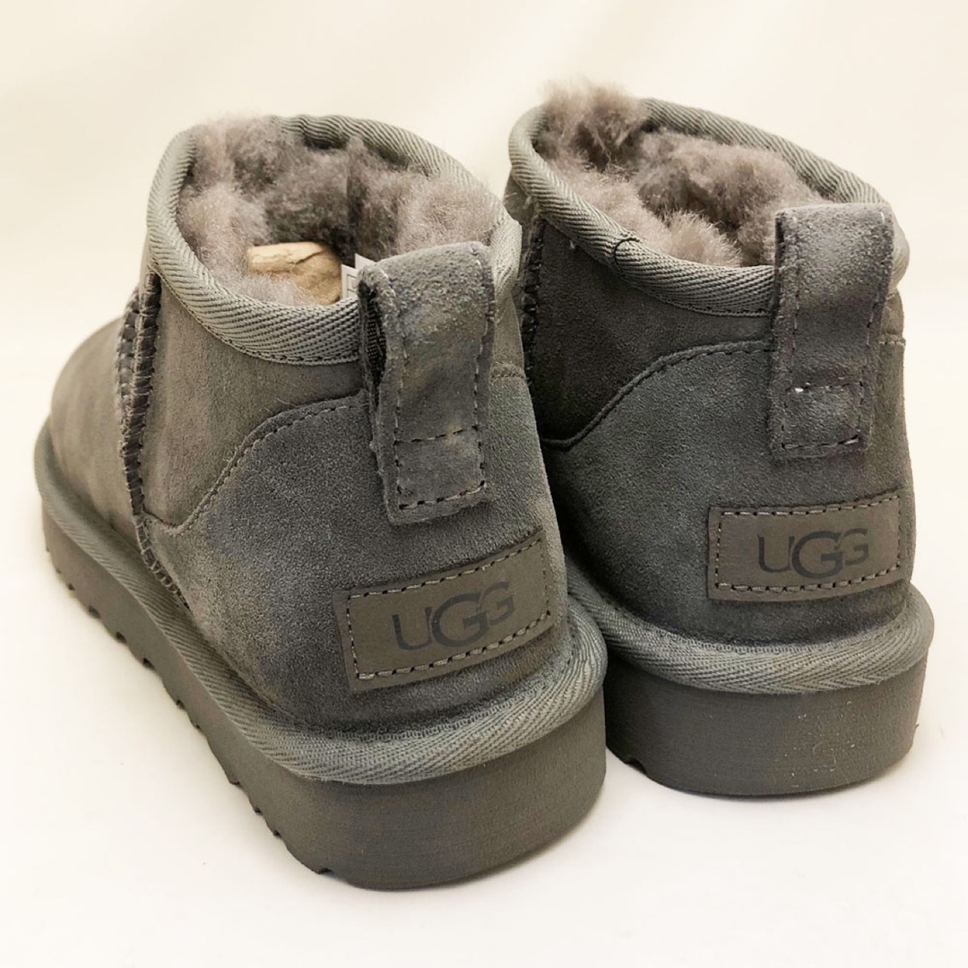 新品 UGG レディースブーツ クラシック ウルトラミニ グレー 22.0cm