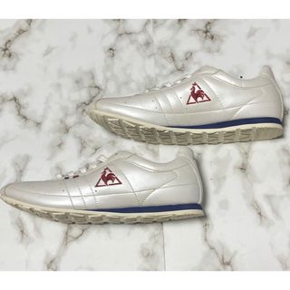 ルコックスポルティフ(le coq sportif)の送料無料　匿名配送レディーススニーカーle coq sportif 白24.0㎝(スニーカー)