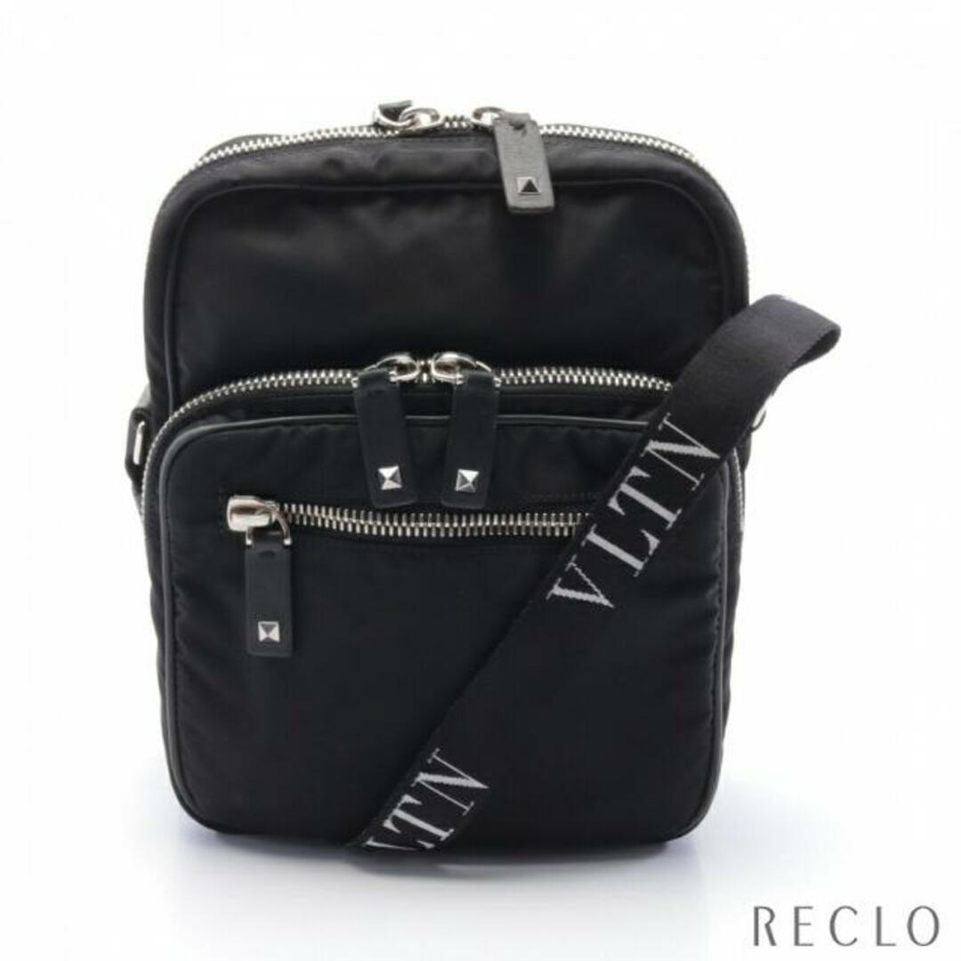 RPY 0NO CROSSBODY ショルダーバッグ ナイロン レザー ブラック