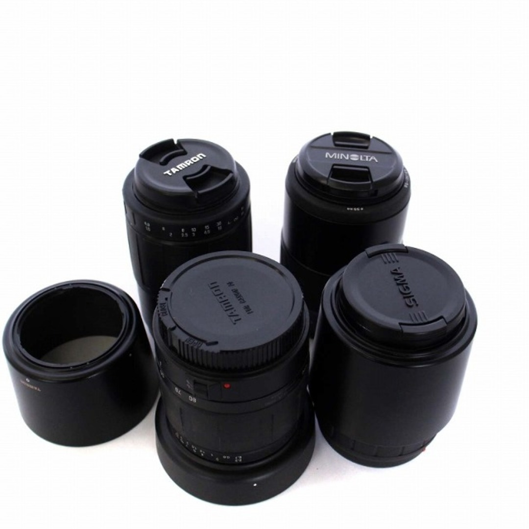 tamron minolta sigma 一眼レス レンズ 4本セット 黒スマホ/家電/カメラ