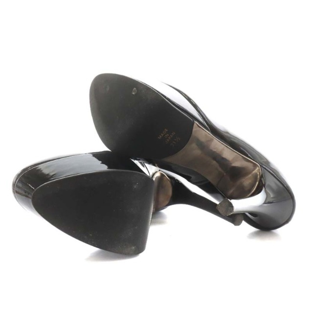 DIANA(ダイアナ)のダイアナ DIANA パンプス エナメル ピンヒール 21.5cm 黒 レディースの靴/シューズ(ハイヒール/パンプス)の商品写真