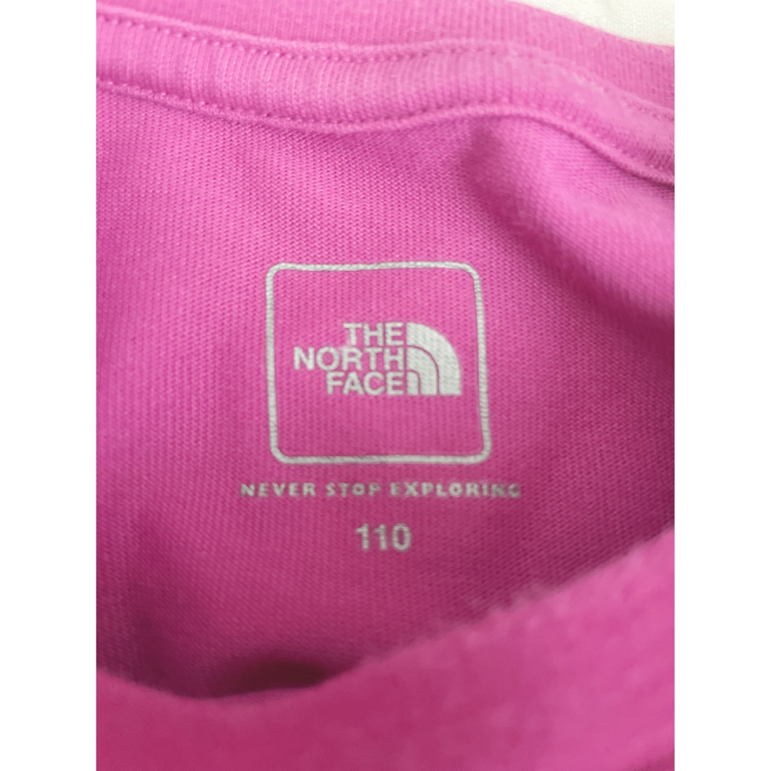 THE NORTH FACE(ザノースフェイス)のノースフェイス　Tシャツ110 キッズ/ベビー/マタニティのキッズ服女の子用(90cm~)(Tシャツ/カットソー)の商品写真