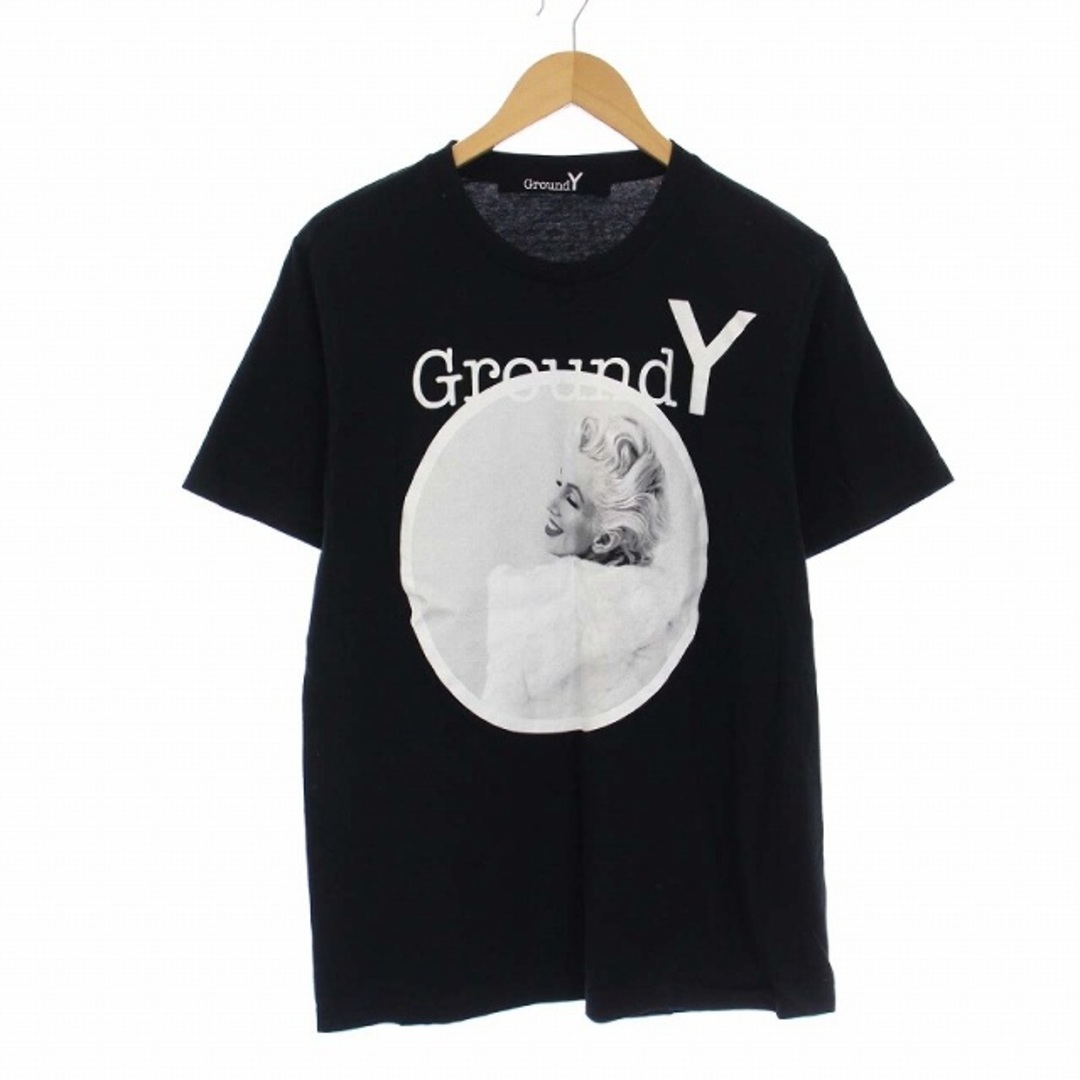 GroundY マリリンモンロー Tシャツ 半袖 3 黒 GZ-T59-075