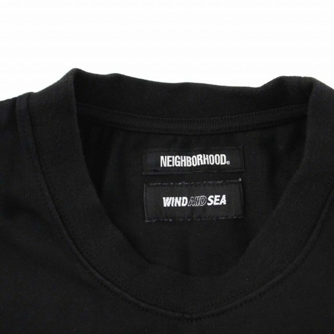 NEIGHBORHOOD × WIND AND SEA C-TEE 黒　L