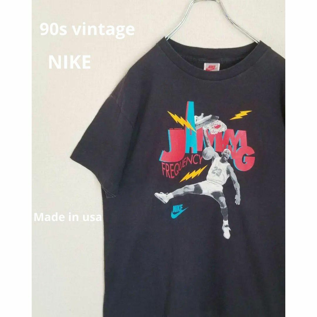 NIKE - 90Sヴィンテージ NIKE マイケルジョーダン両面プリント T NIKE - 90Sヴィンテージ NIKE マイケルジョーダン両面プリント T