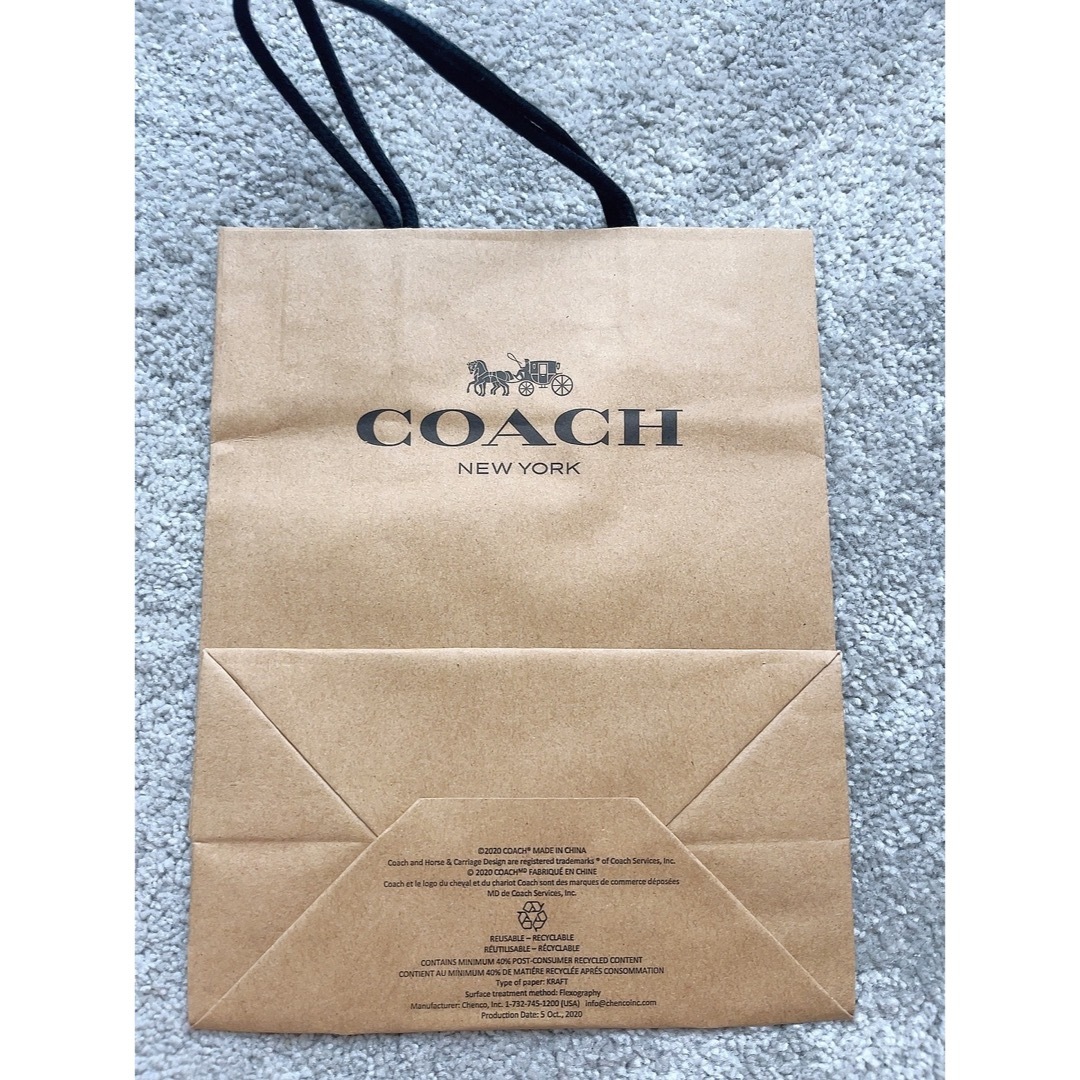 COACH(コーチ)のコーチ　ショップ袋 レディースのバッグ(ショップ袋)の商品写真
